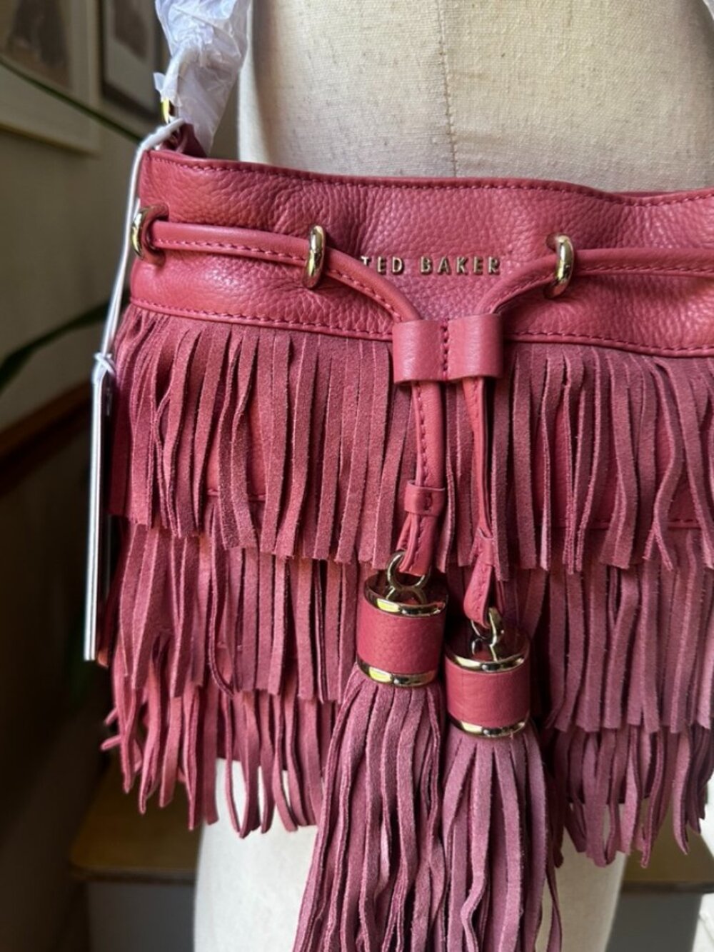 Ted Baker Paralee Handbag, NWT, Deep Pink